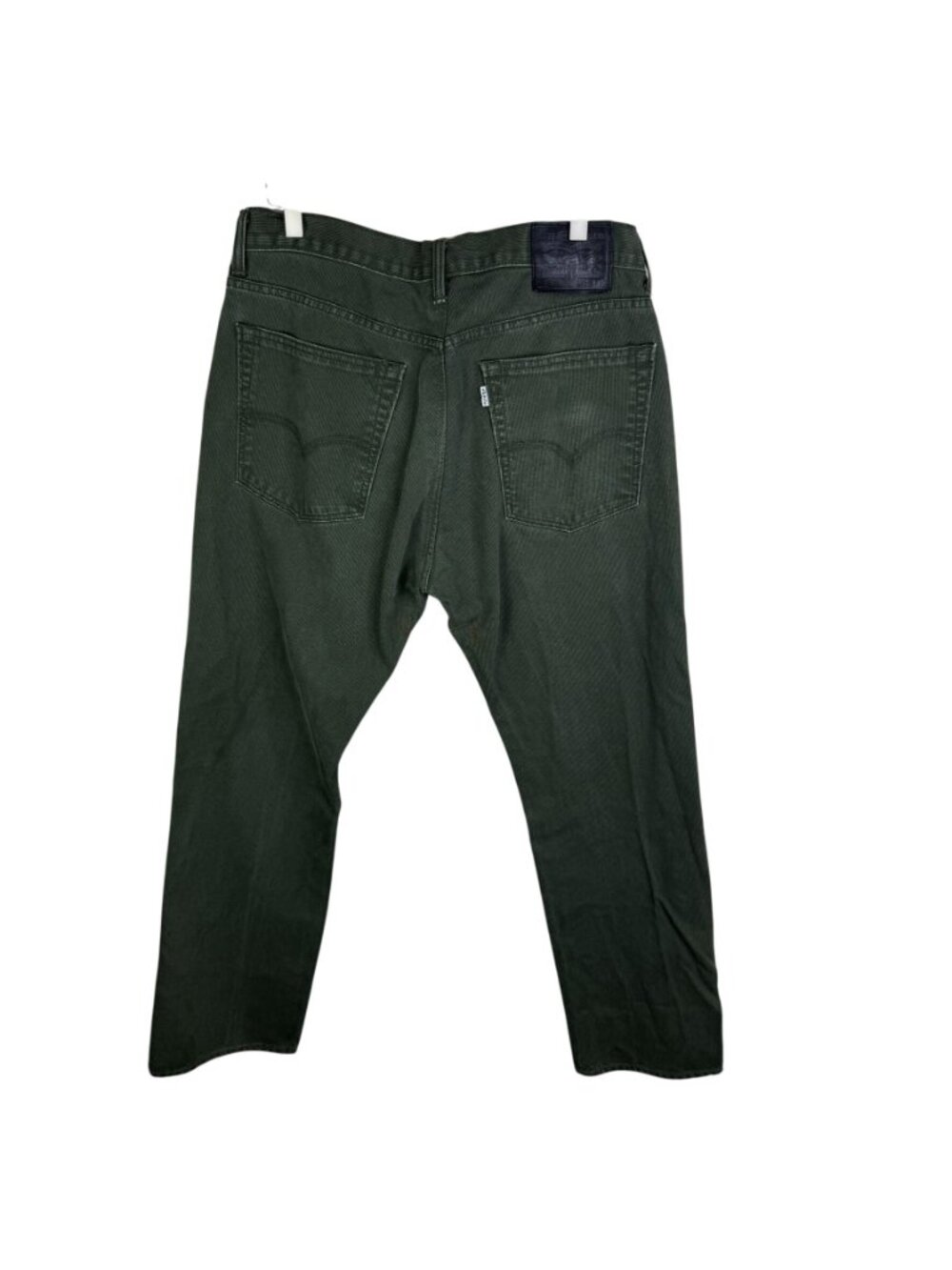 Levis Men's 513 Green Textured Straight Leg Jeans, Size 36x30 - Picture 2 of 5